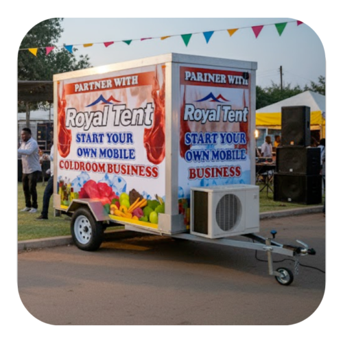 Mobile cold room trailer for sale