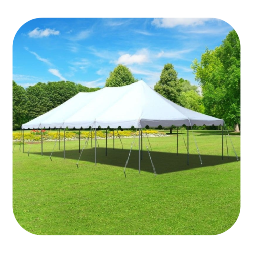 5m x 10m Peg and Pole Tent